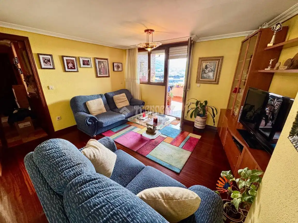 Sala de estar de Piso en venta en El Astillero   con Calefacción, Parquet y Terraza