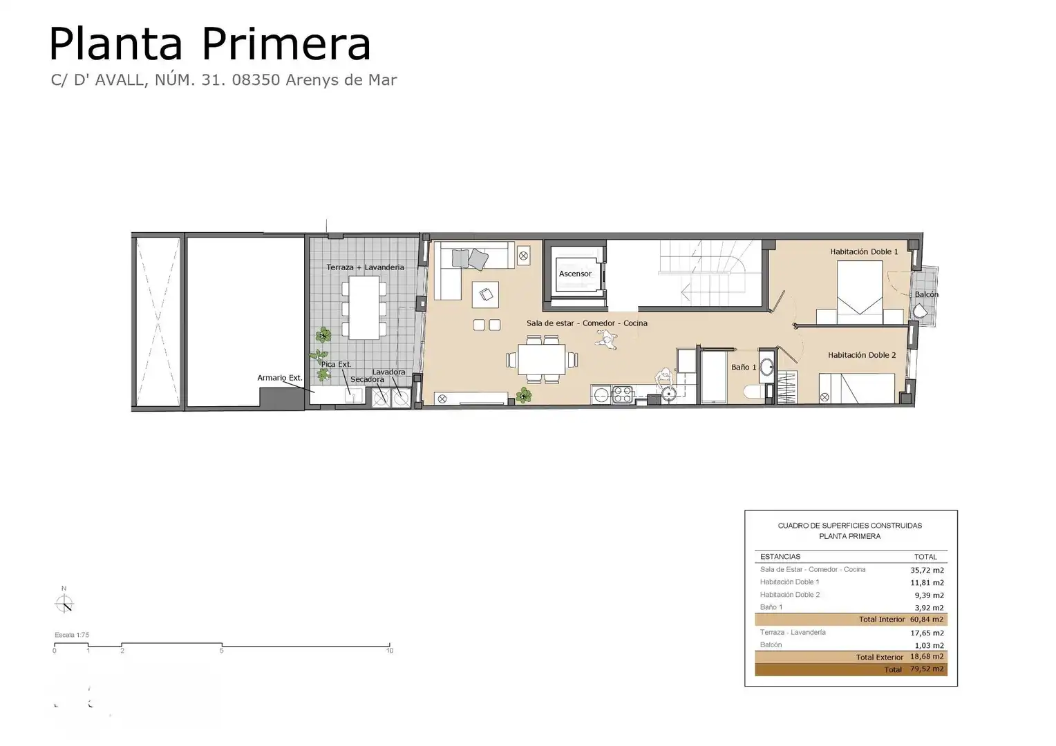 Piso en venta en Carrer Carrer Avall, 31, Centre