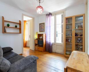 Sala d'estar de Apartament de lloguer en  Barcelona Capital amb Aire condicionat, Moblat i Forn