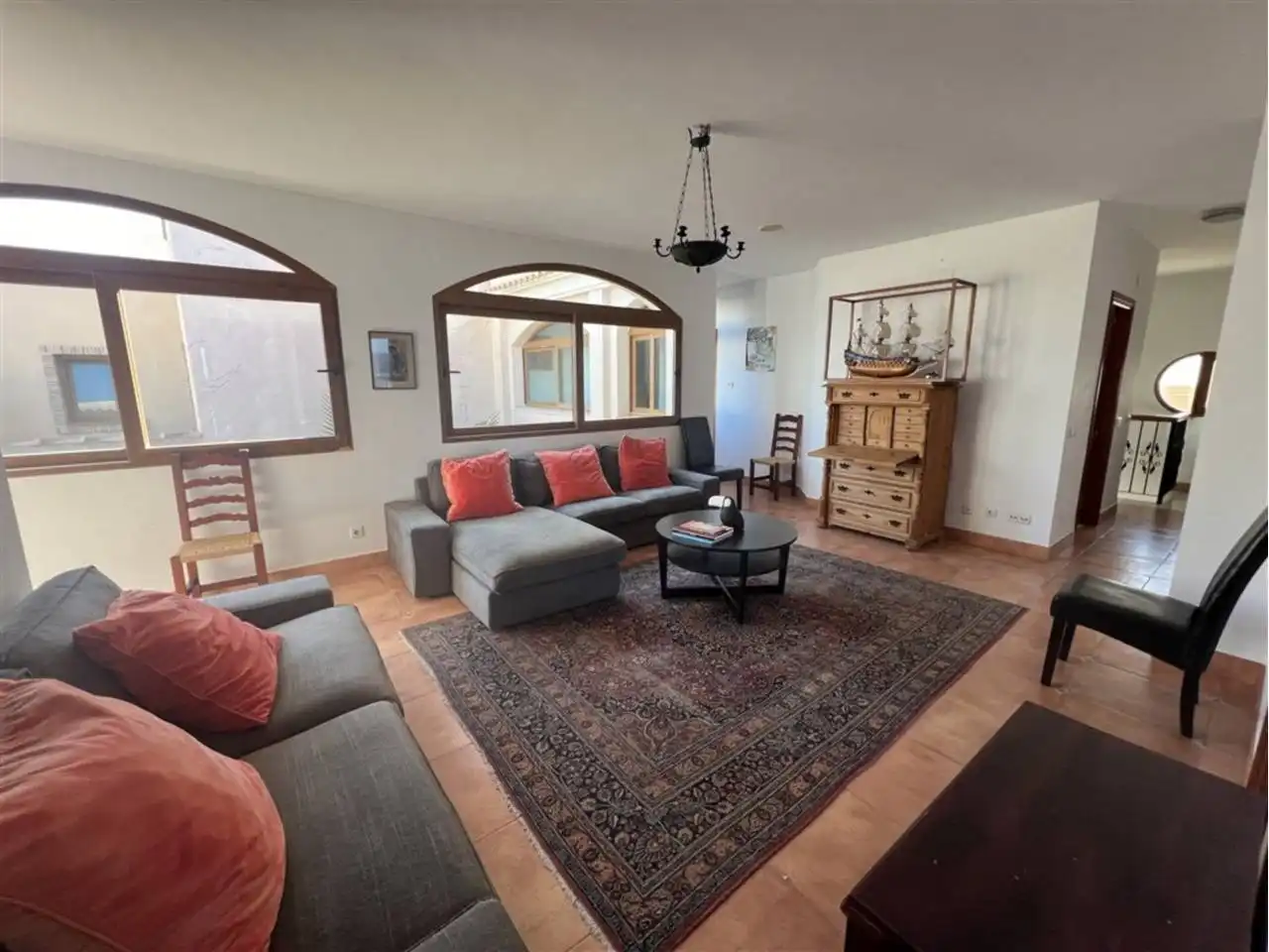Sala de estar de Casa o chalet en venta en Cartagena con Aire acondicionado, Terraza y Amueblado