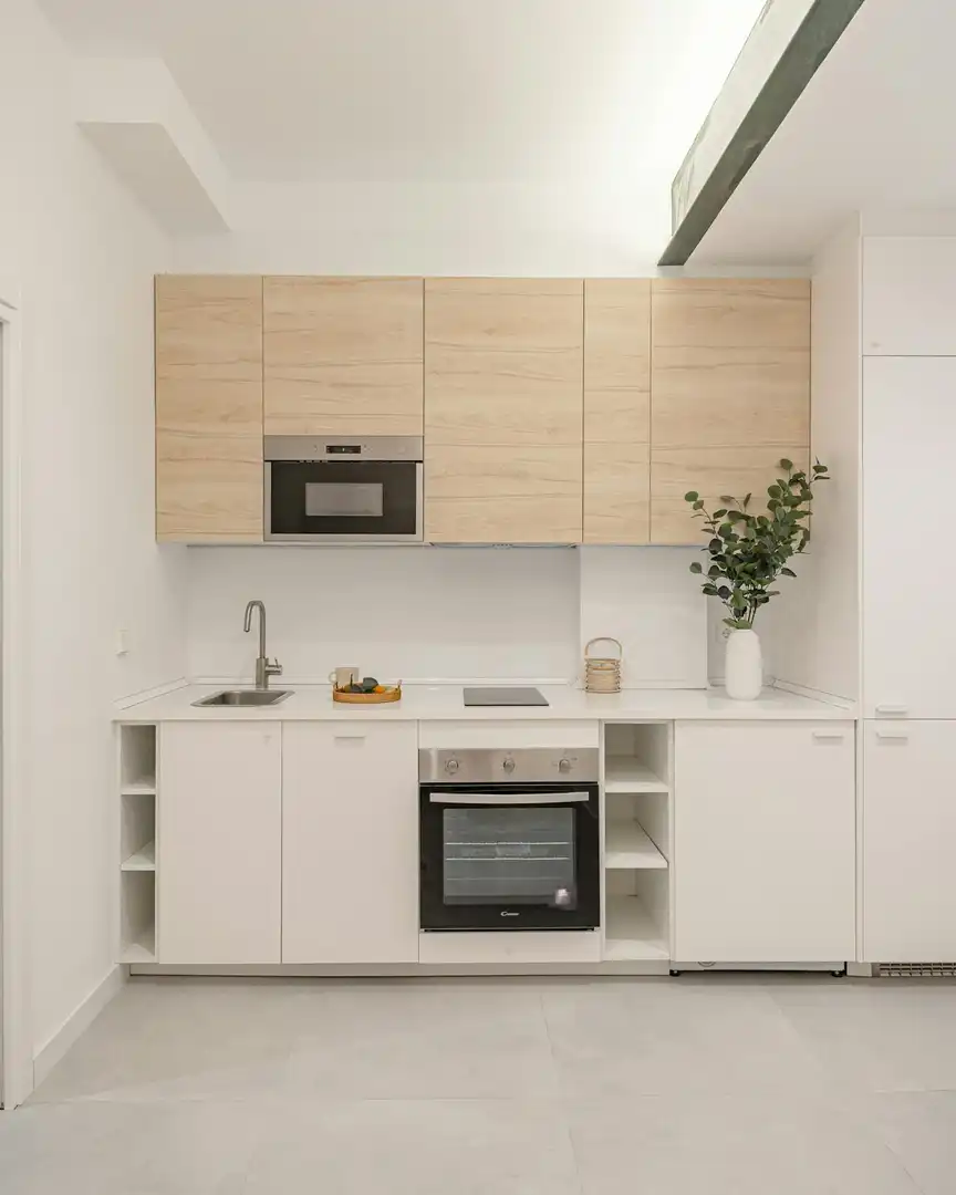Kitchen of Flat for rent in Madrid  with Air Conditioner, Heating and Furnished
