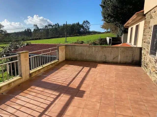 Terrassa de Casa o xalet de lloguer amb opció a compra en Oroso amb Calefacció, Terrassa i Moblat