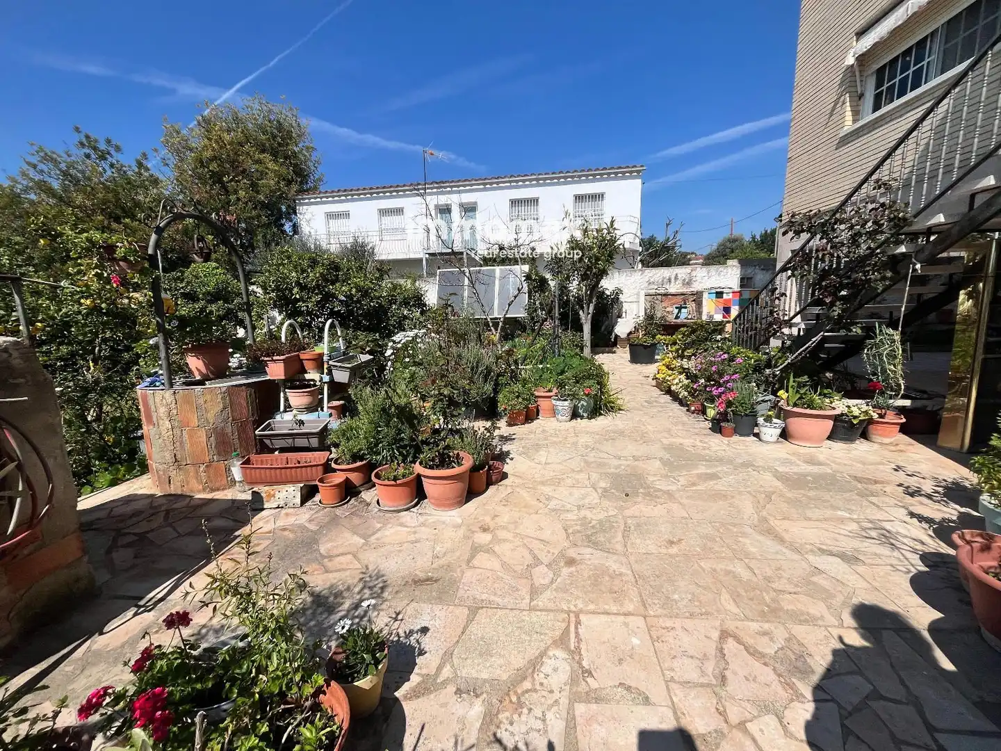 Jardí de Casa o xalet en venda en Vilanova i la Geltrú amb Aire condicionat, Calefacció i Jardí privat
