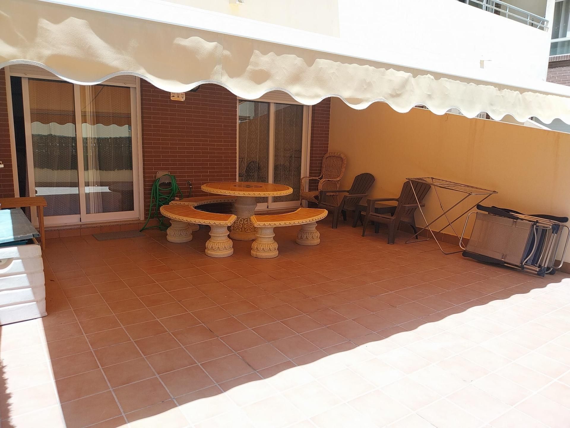 Terrace of Flat to rent in Roquetas de Mar