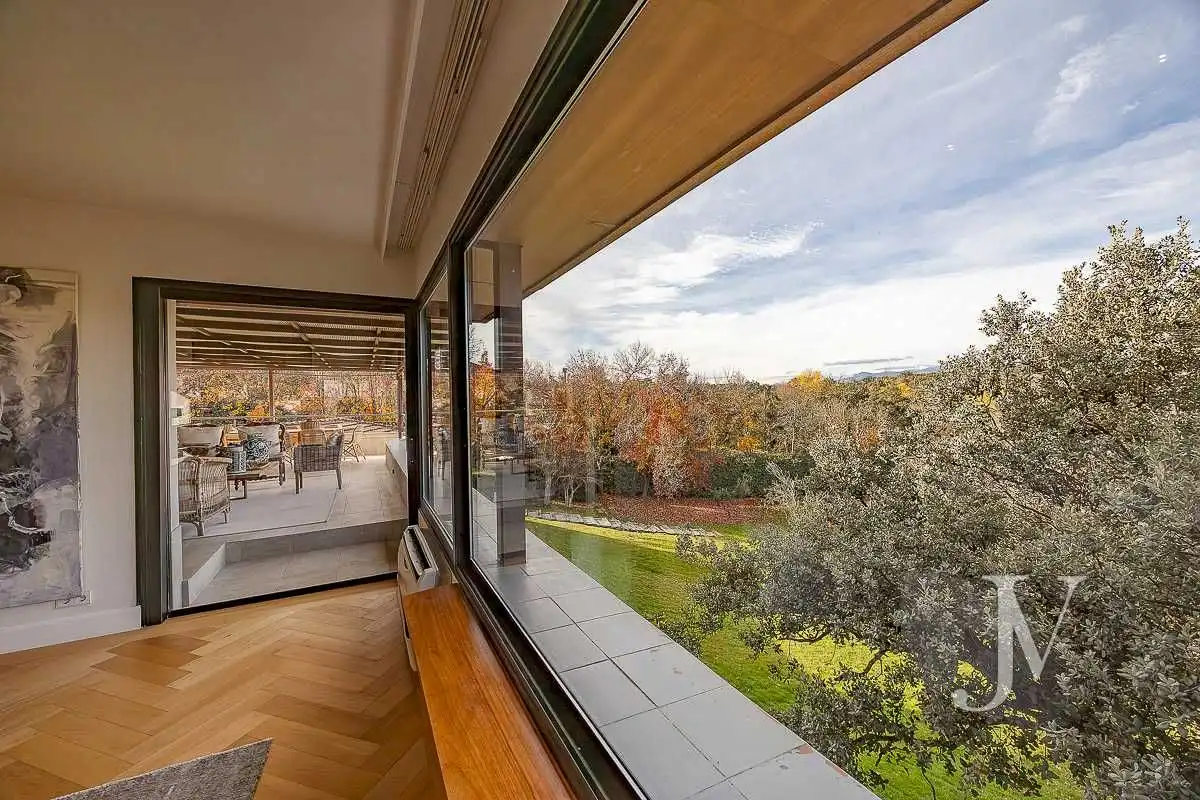 Terraza de Casa o chalet en venta en Ciudalcampo con Aire acondicionado, Calefacción y Jardín privado