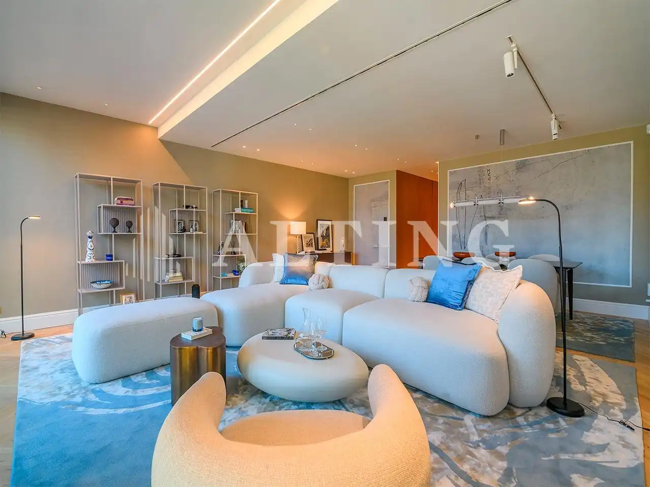 Sala de estar de Piso en venta en Barcelona con Aire acondicionado, Calefacción y Jardín privado