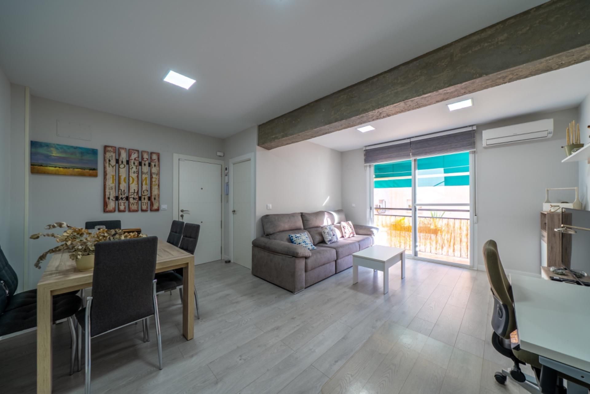 Living room of Apartment to rent in Alicante / Alacant  with Air Conditioner and Balcony