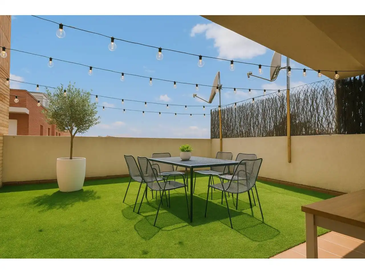 Terrace of Flat for sale in Granollers  with Heating and Storage room