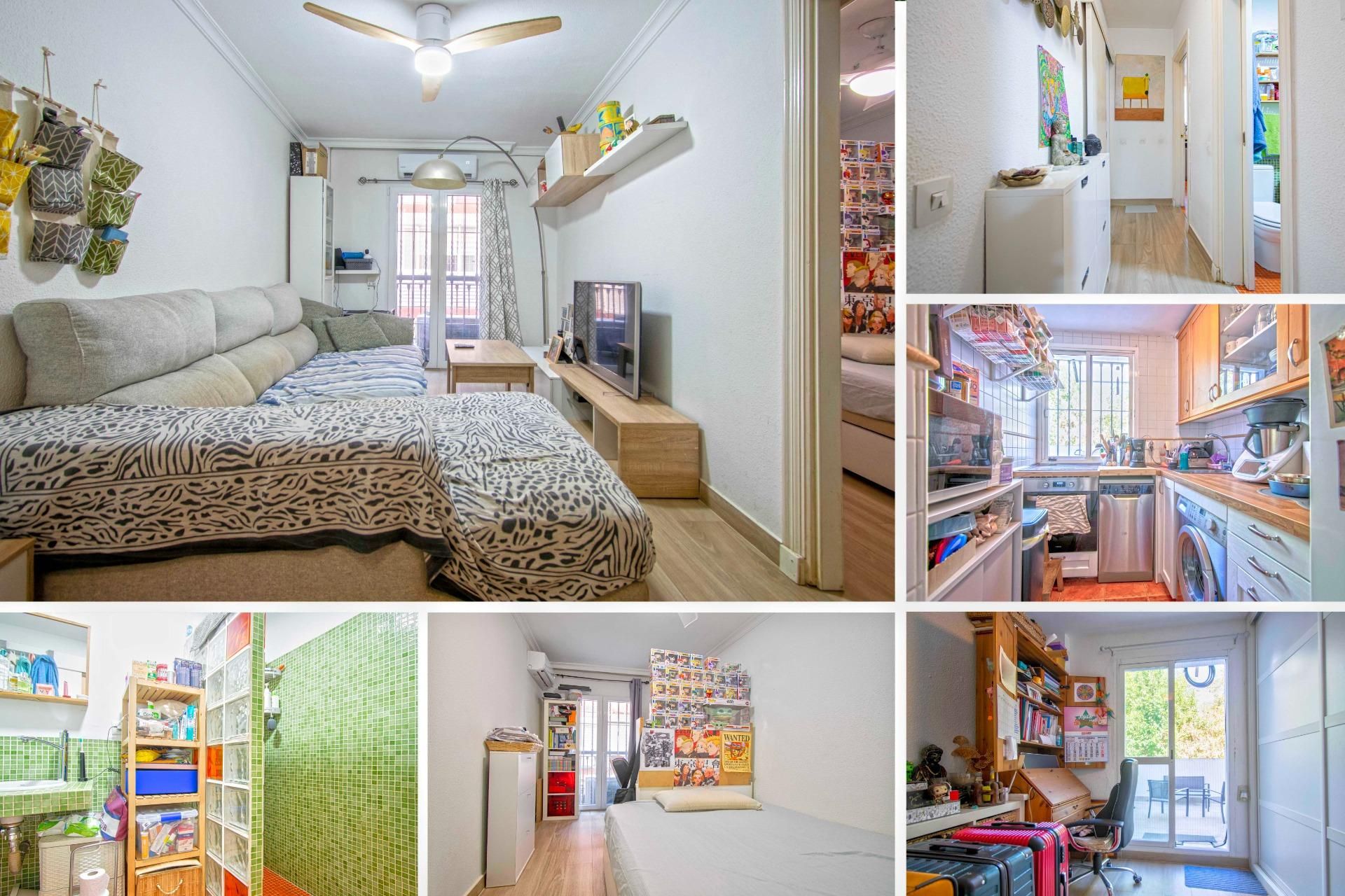 Bedroom of Flat for sale in  Sevilla Capital  with Air Conditioner and Terrace
