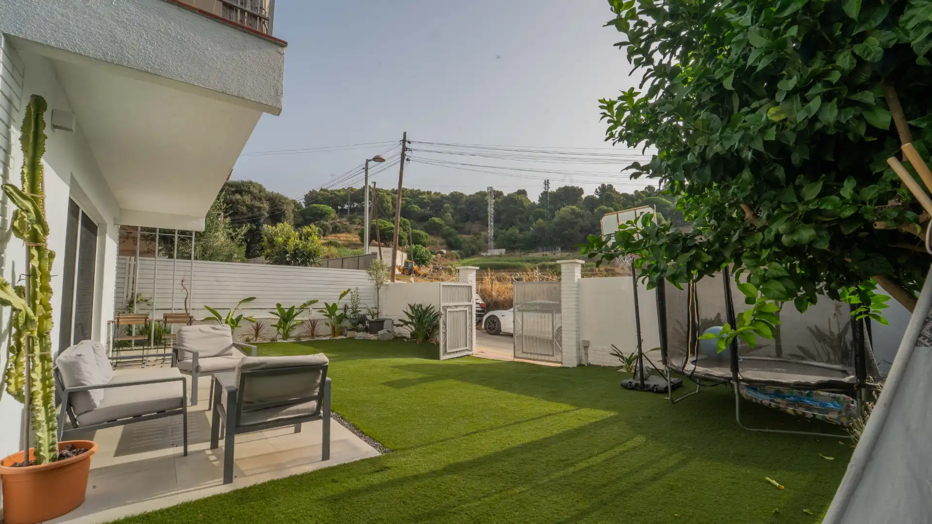 Terraza de Casa o chalet en venta en Pineda de Mar con Aire acondicionado, Calefacción y Jardín privado