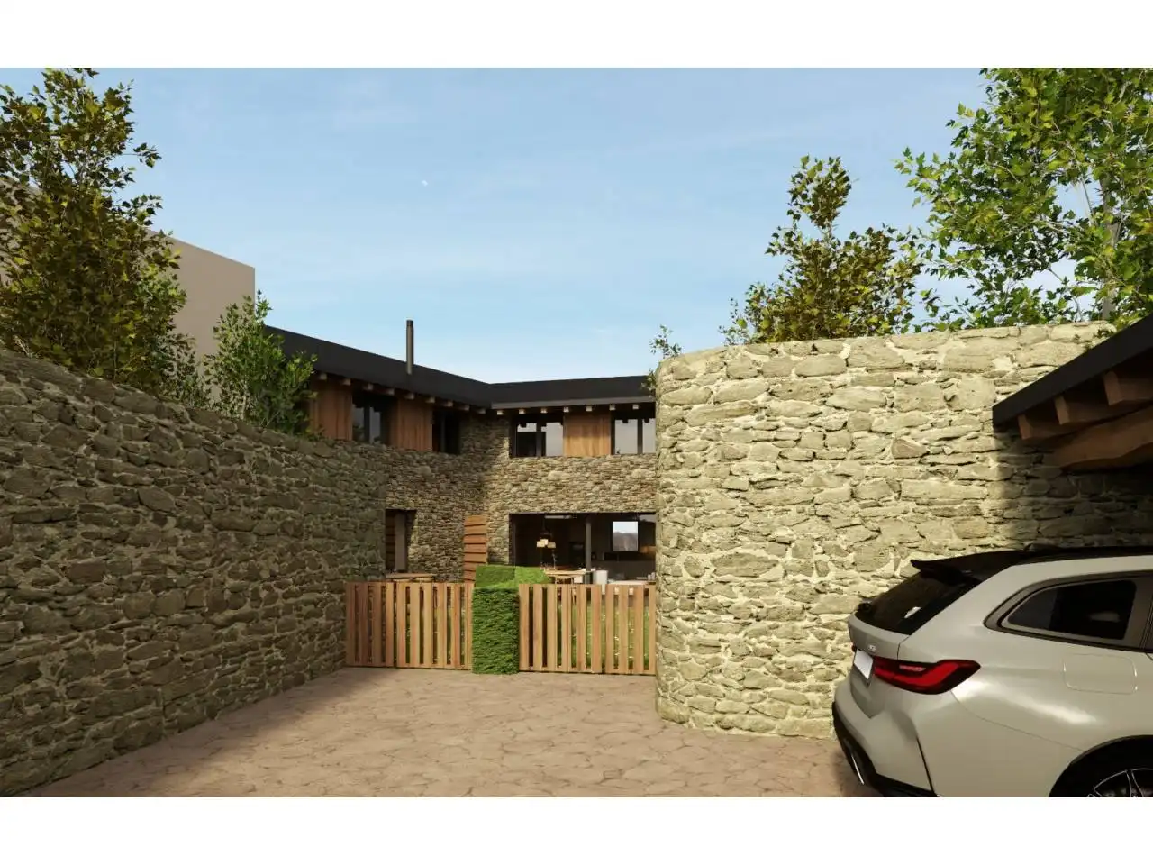 Exterior view of Houses for sale in Puigcerdà  with Heating, Private garden and Parquet flooring