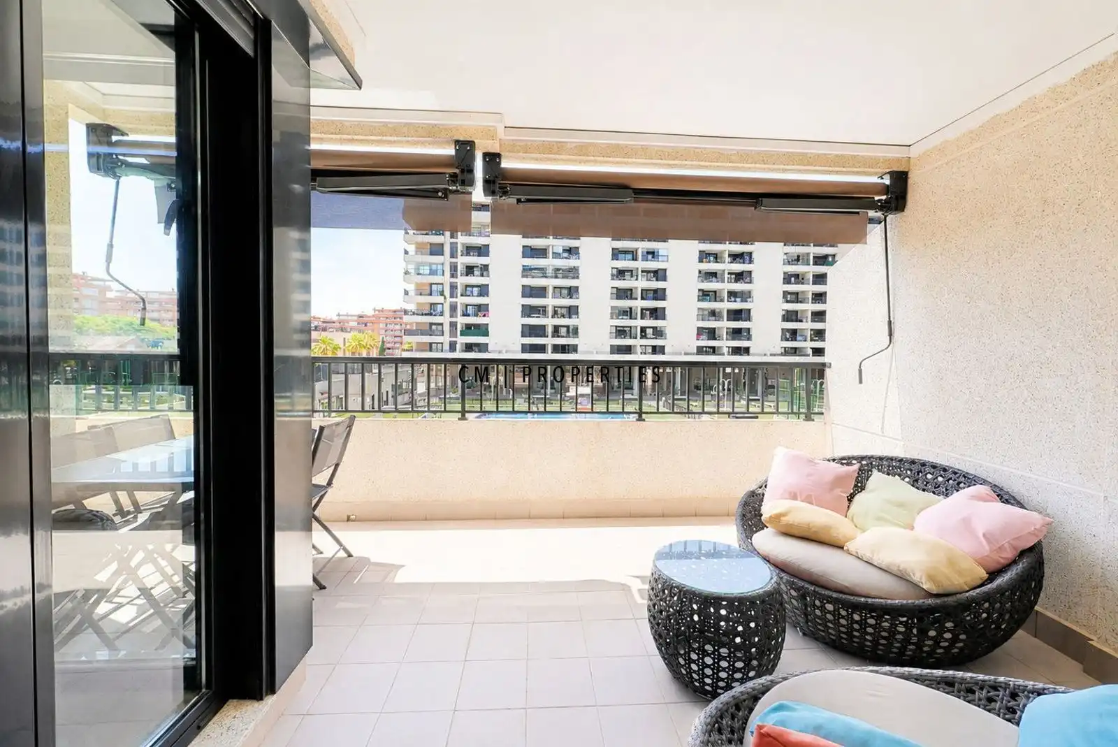 Terrasse von Wohnung zur Miete in Alboraya mit Klimaanlage, Heizung und Terrasse