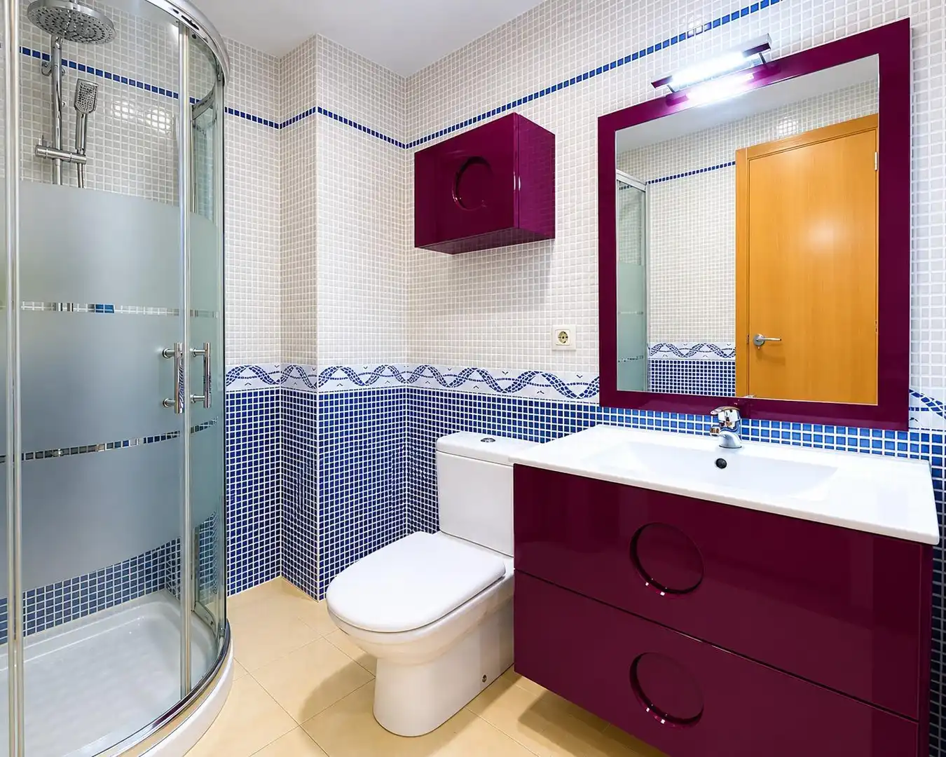 Badezimmer von Maisonette zum Verkauf in Rubí mit Klimaanlage, Heizung und Balkon