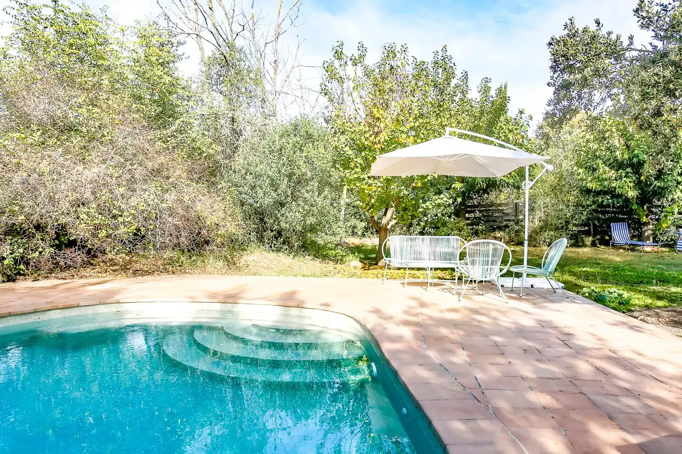 Swimming pool of Country homes for sale in Maià de Montcal  with Heating, Private garden and Terrace