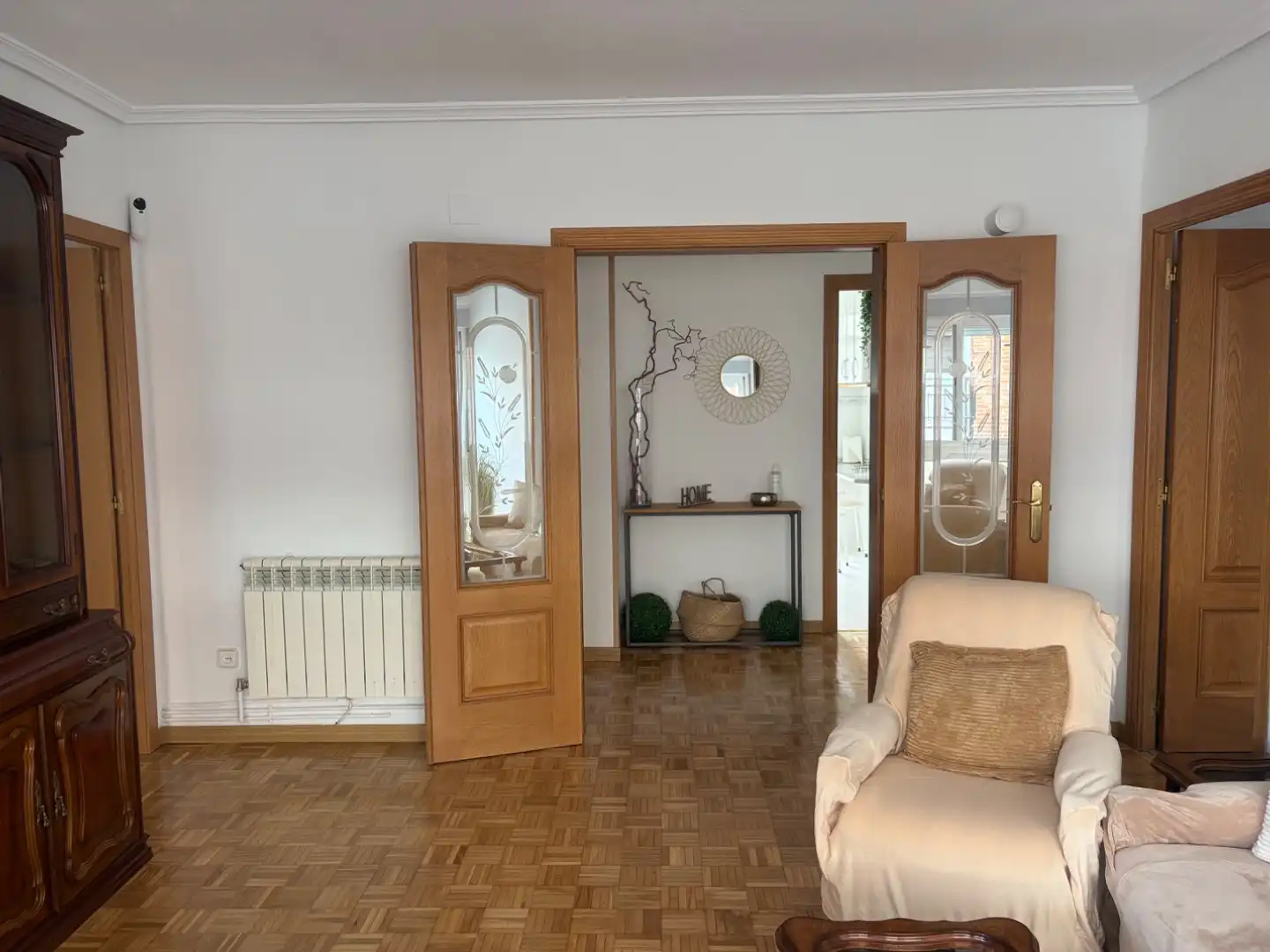 Sala de estar de Piso en venta en  Madrid Capital con Terraza