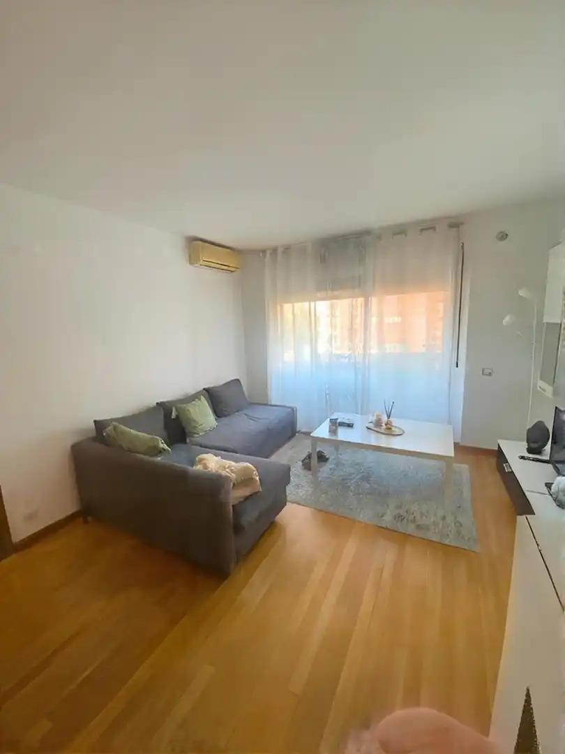 Sala de estar de Piso en venta en Castelldefels con Aire acondicionado, Calefacción y Parquet