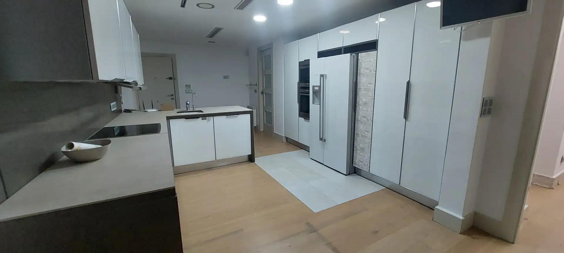 Cuina de Apartament de lloguer en Murcia amb Aire condicionat, Calefacció i Moblat