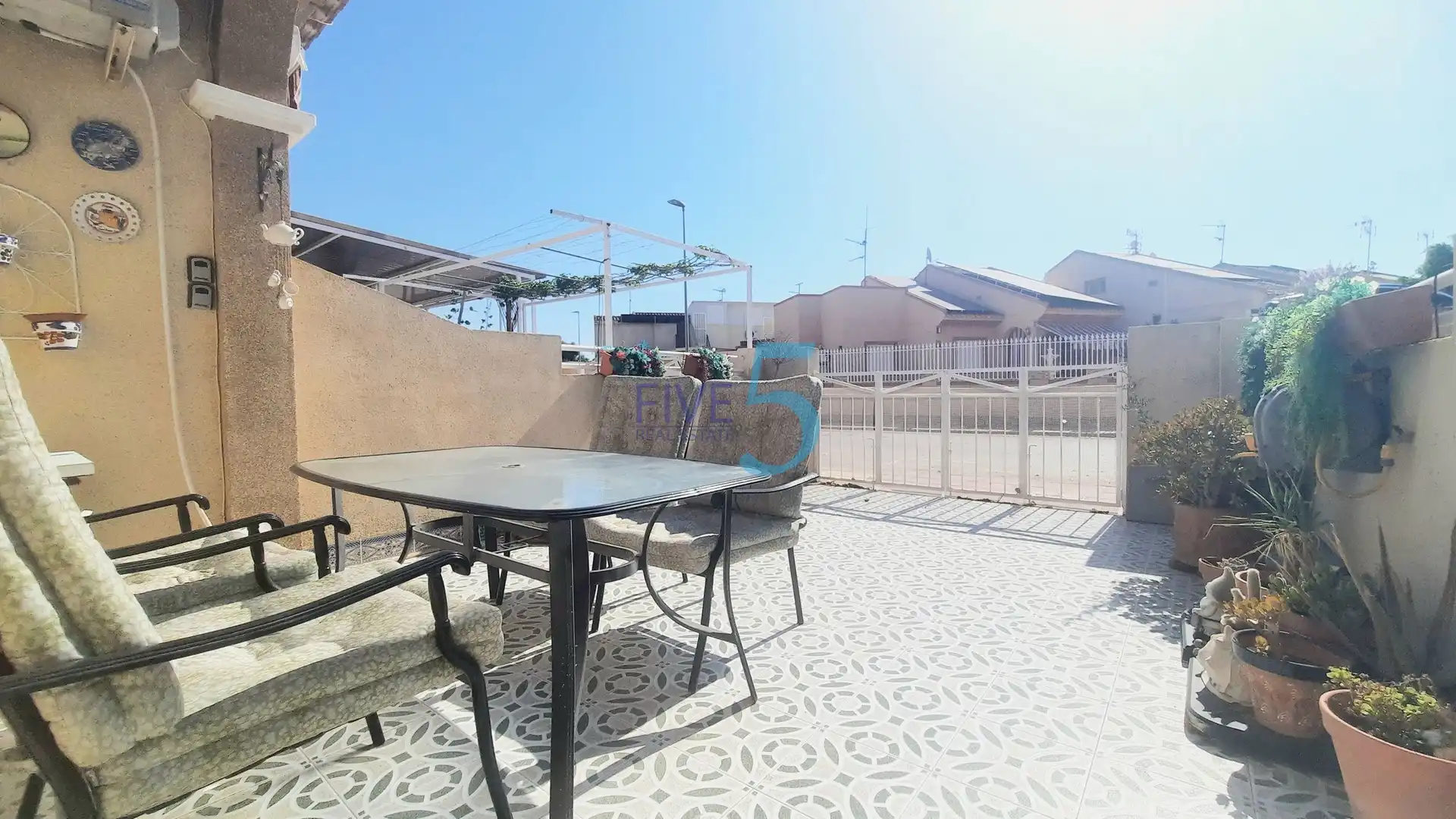 Terrassa de Casa adosada en venda en Los Alcázares amb Aire condicionat, Calefacció i Terrassa