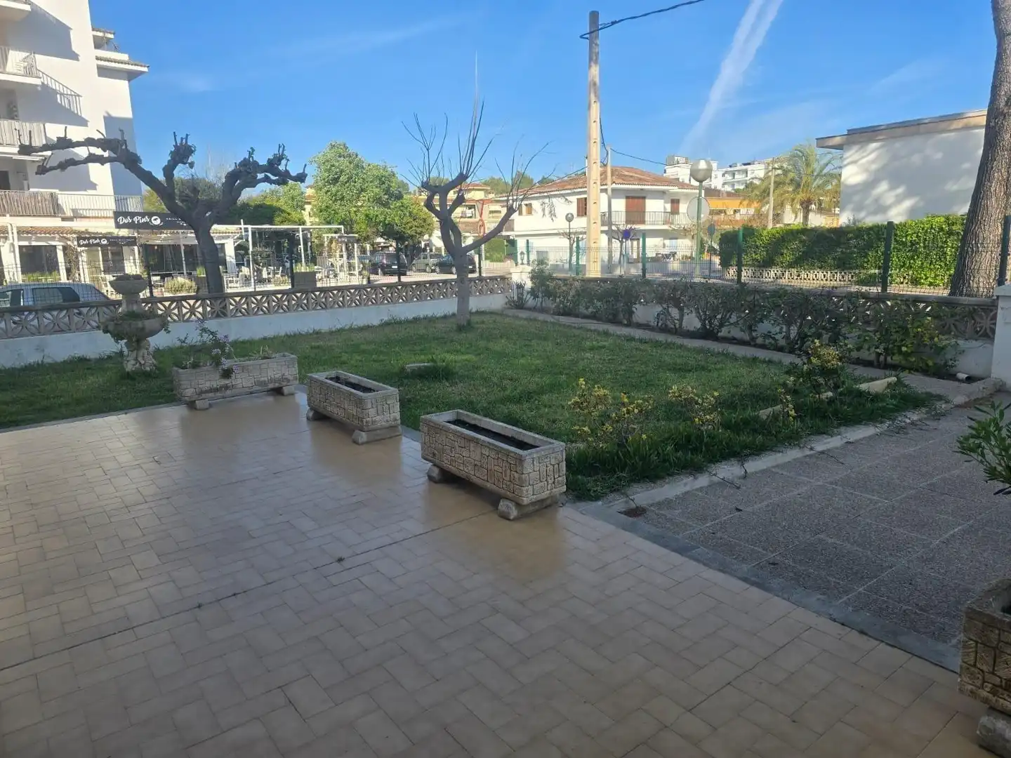 Jardín de Dúplex de alquiler con opción a compra en Alcúdia con Aire acondicionado, Calefacción y Jardín privado