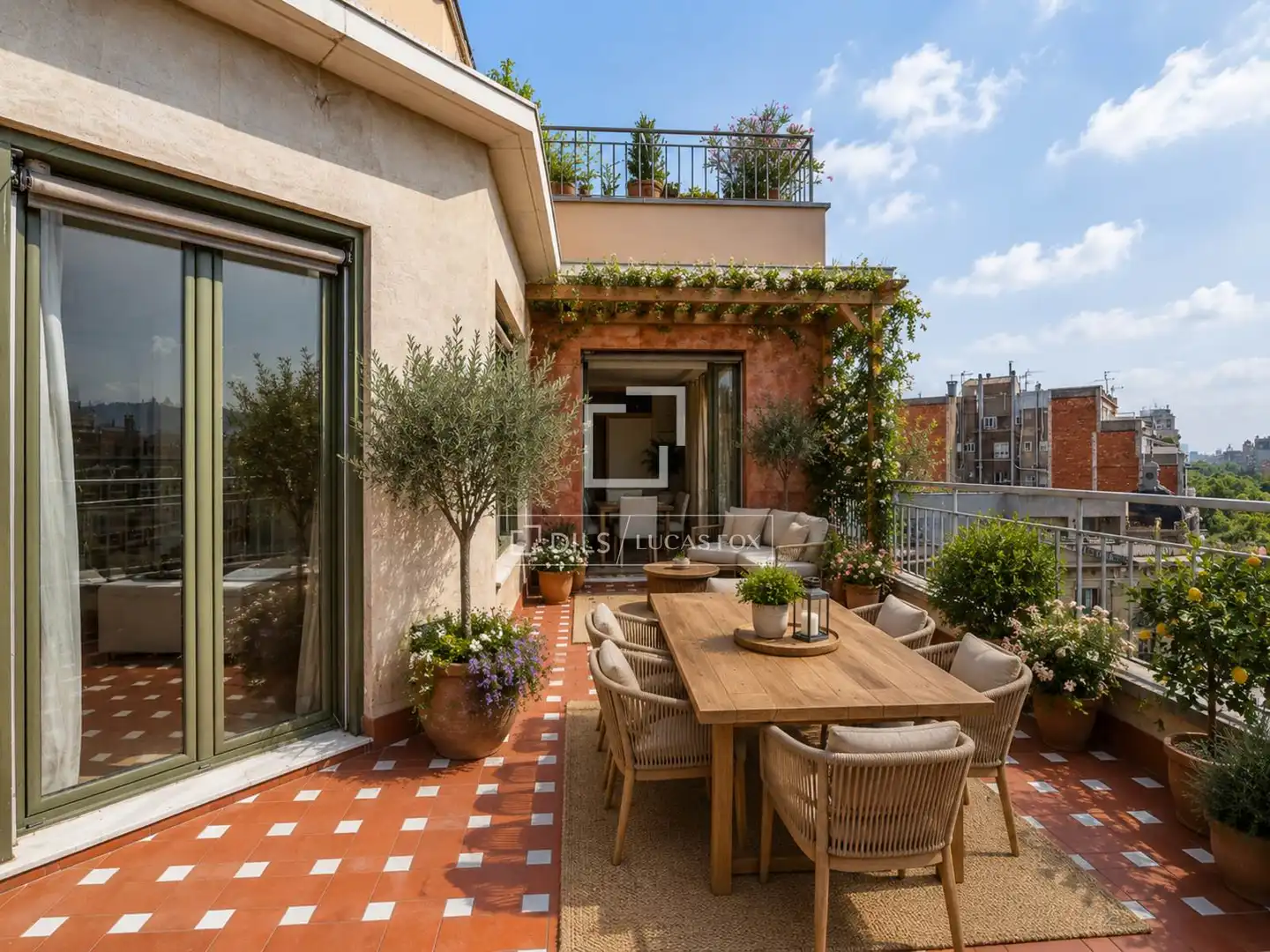 Terrace of Attic for sale in Barcelona  with Air Conditioner, Heating and Parquet flooring
