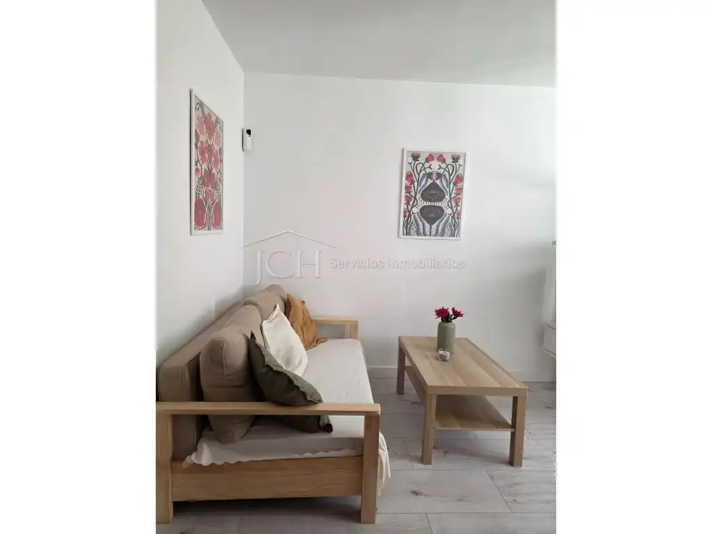 Sala de estar de Apartamento de alquiler en Mijas con Aire acondicionado, Amueblado y Microondas