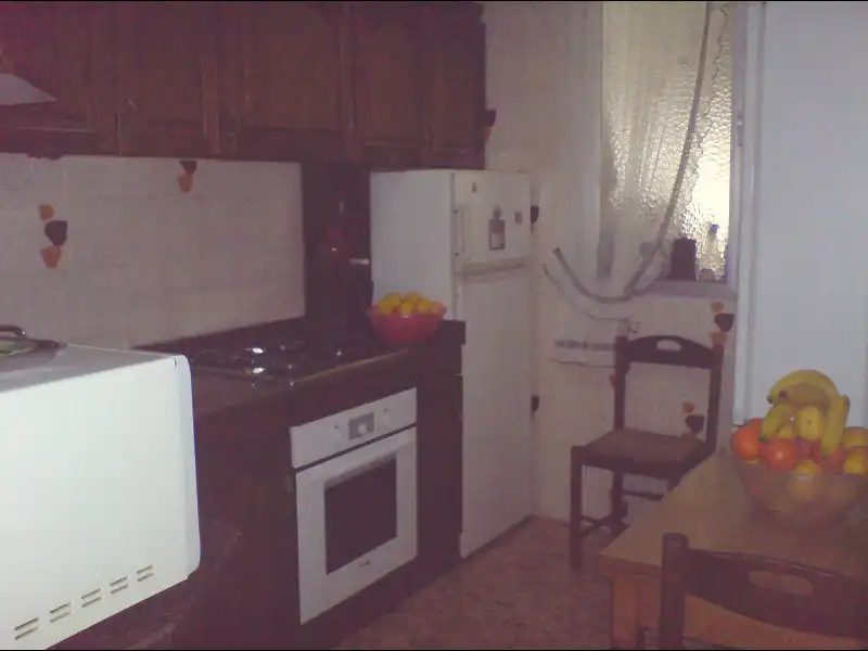 Kitchen of Flat for sale in  Murcia Capital  with Storage room, Furnished and Balcony