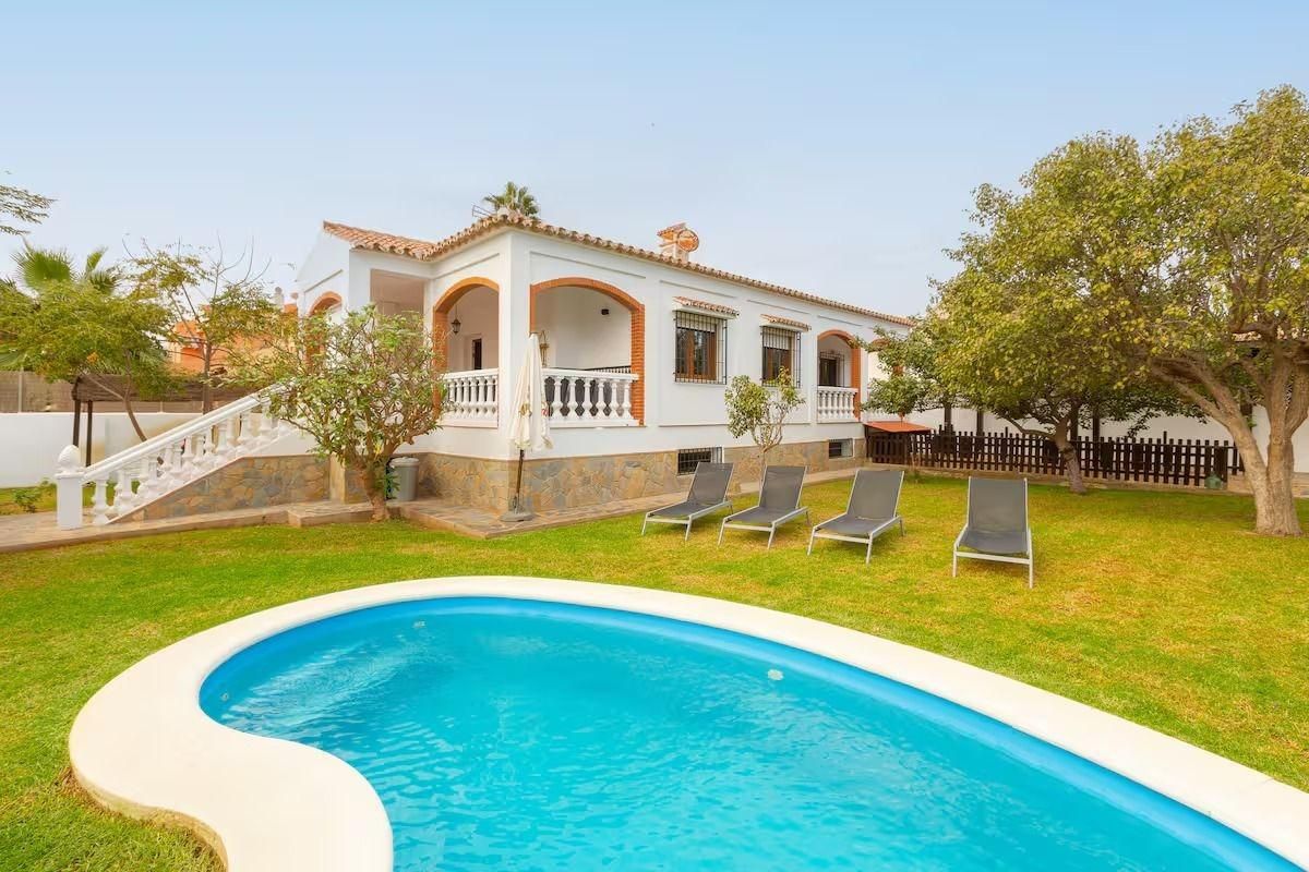 Garden of House or chalet for sale in Málaga Capital  with Air Conditioner, Heating and Private garden