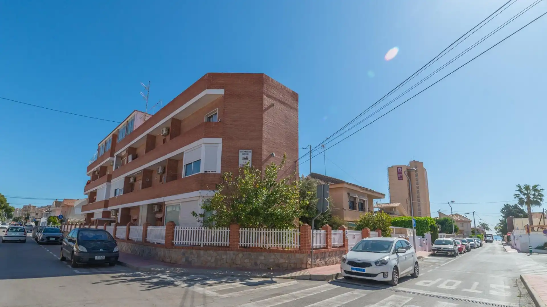 Vista exterior de Estudi en venda en San Javier amb Aire condicionat, Terrassa i Balcó