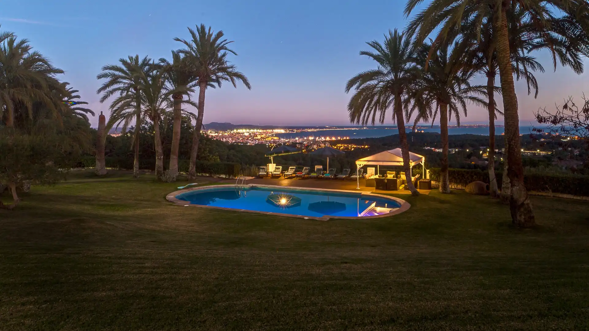 Jardín de Casa o chalet en venta en  Palma de Mallorca con Aire acondicionado, Calefacción y Parquet