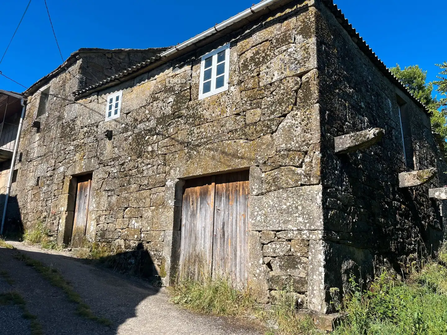 Vista exterior de Casa o chalet en venta en Piñor con Trastero y Amueblado