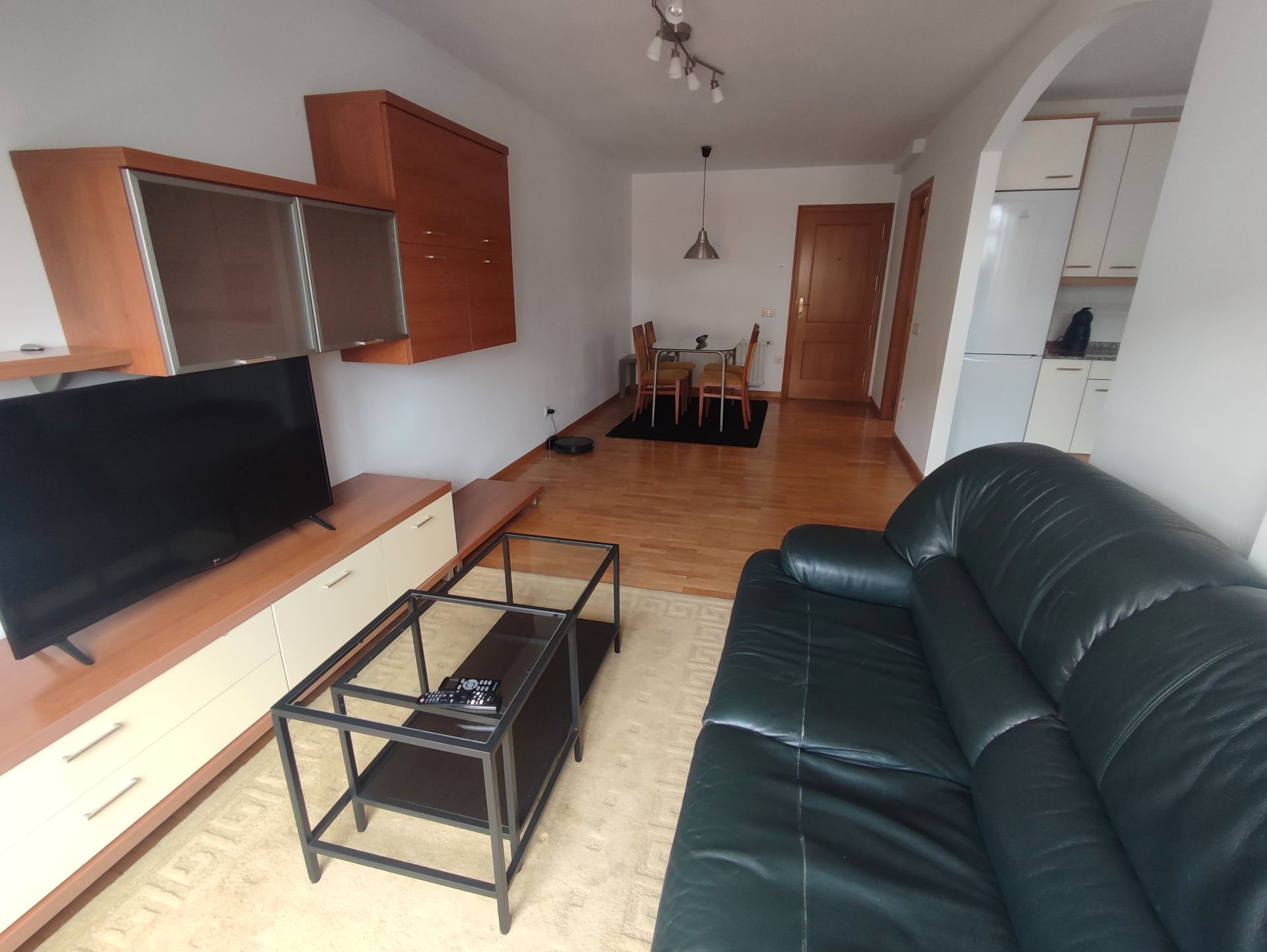 Living room of Apartment to rent in Cambre   with Heating, Parquet flooring and Furnished
