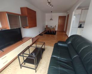 Sala d'estar de Apartament de lloguer en Cambre  amb Calefacció, Parquet i Moblat