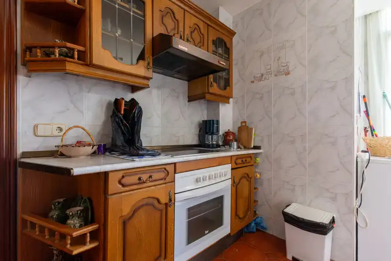 Kitchen of Flat for sale in Madrid  with Air Conditioner, Heating and Terrace