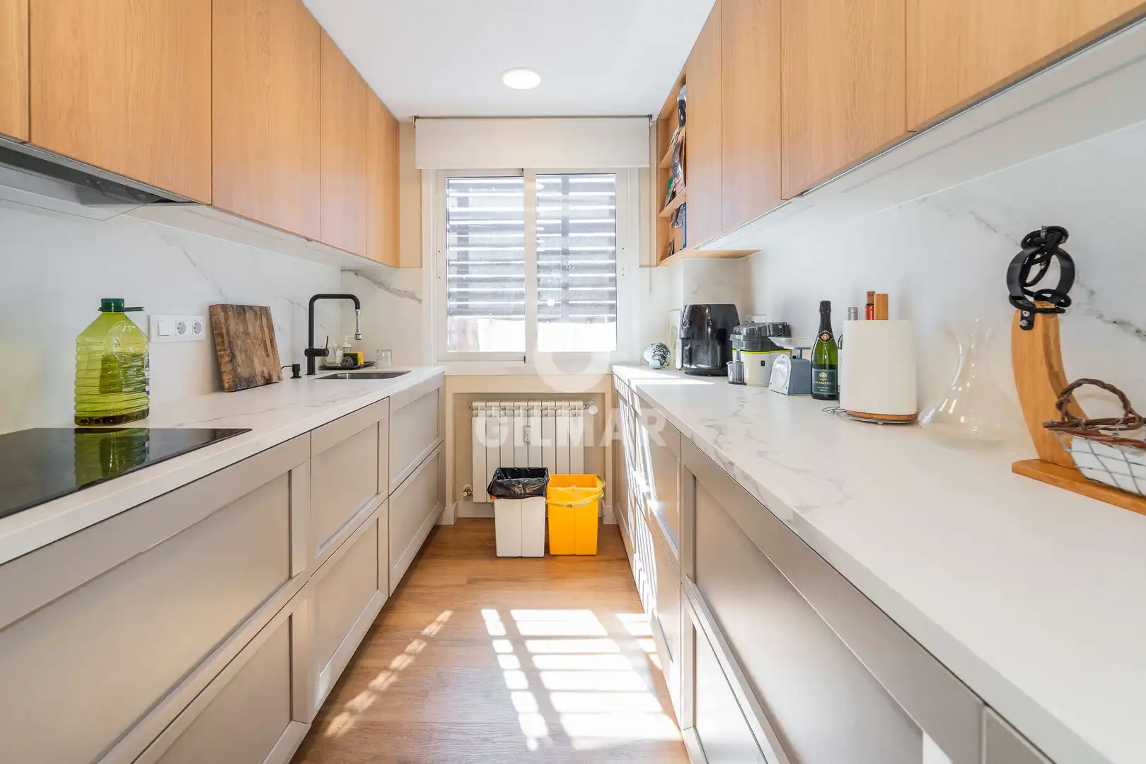 Kitchen of Flat for sale in Madrid  with Heating, Private garden and Swimming Pool