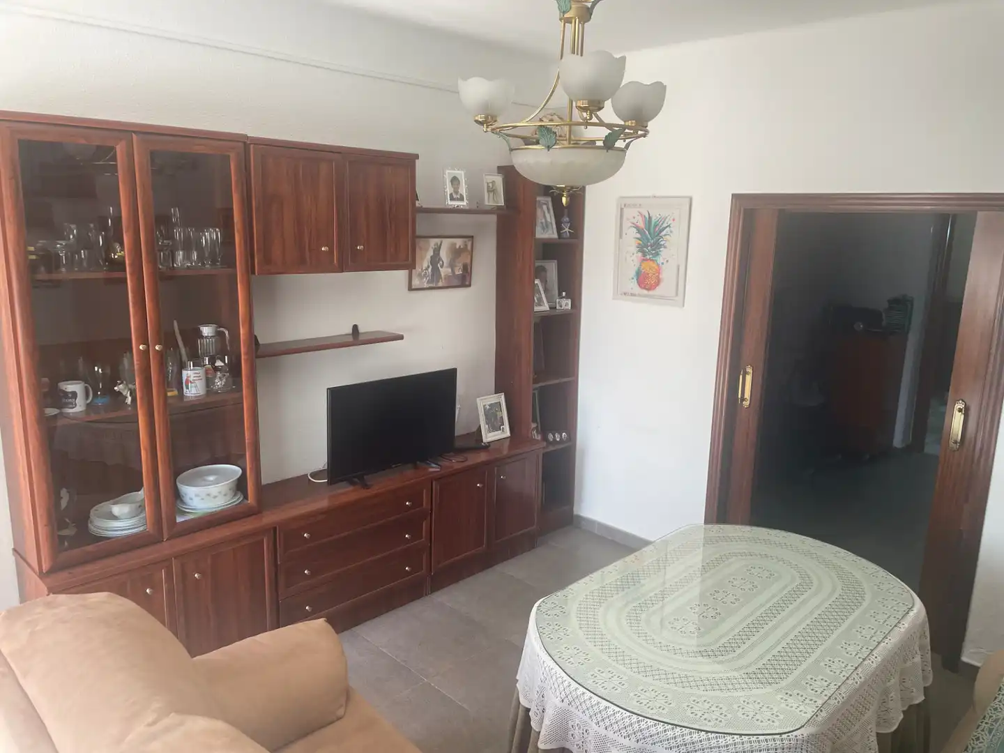 Sala d'estar de Casa adosada en venda en Coria del Río