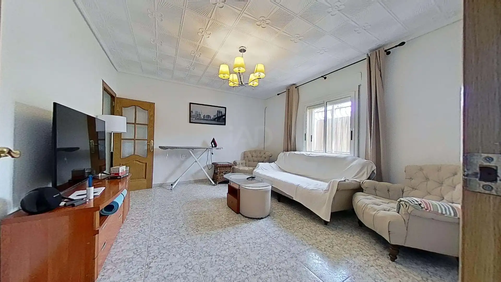 Sala d'estar de Casa o xalet en venda en Alicante / Alacant amb Aire condicionat i Calefacció
