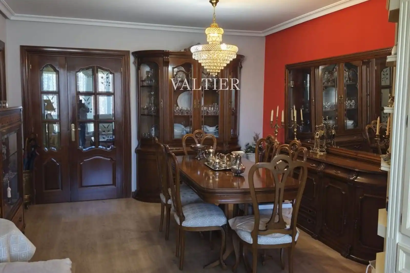 Comedor de Piso de alquiler en Madrid con Aire acondicionado, Terraza y Amueblado