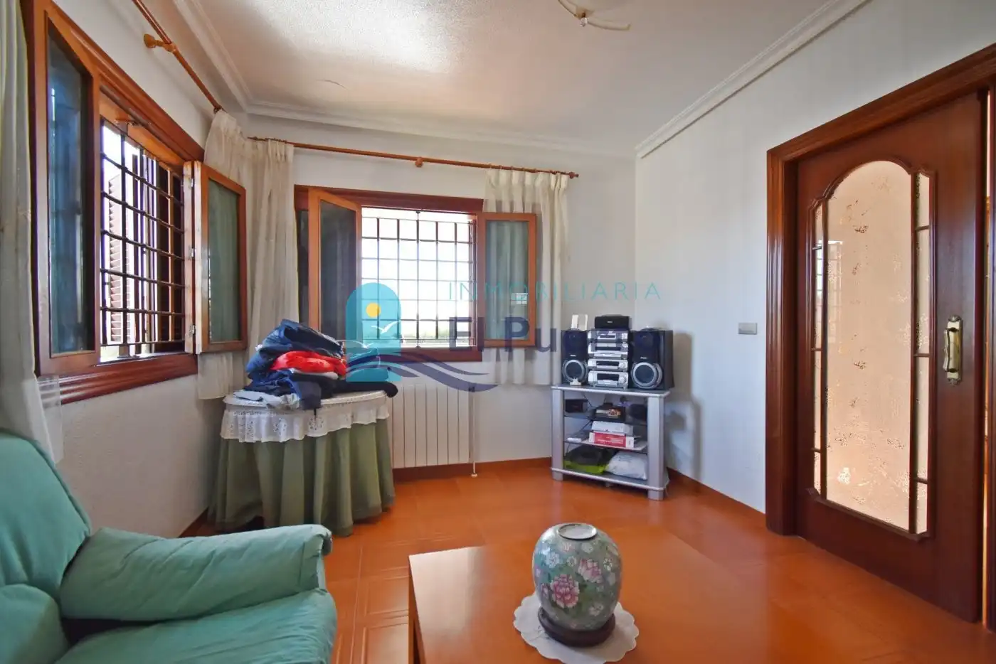 Sala d'estar de Casa o xalet en venda en Mazarrón amb Aire condicionat, Calefacció i Jardí privat