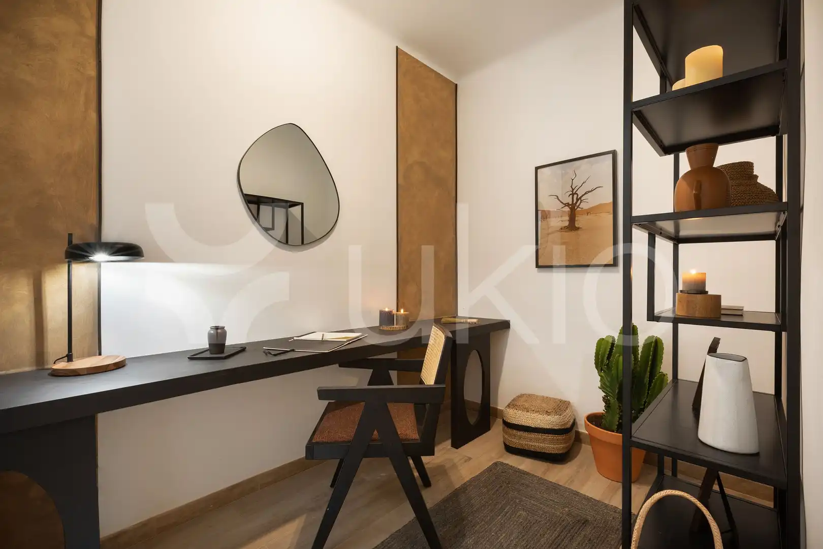 Schlafzimmer von Wohnungen zur Miete in Barcelona mit Klimaanlage, Möbliert und Ofen