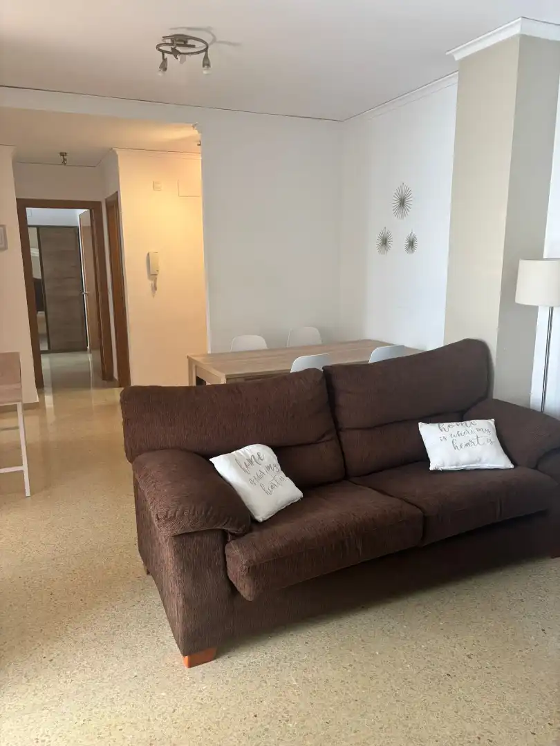 Wohnzimmer von Wohnung zur Miete in Sagunto / Sagunt mit Klimaanlage, Möbliert und Ofen