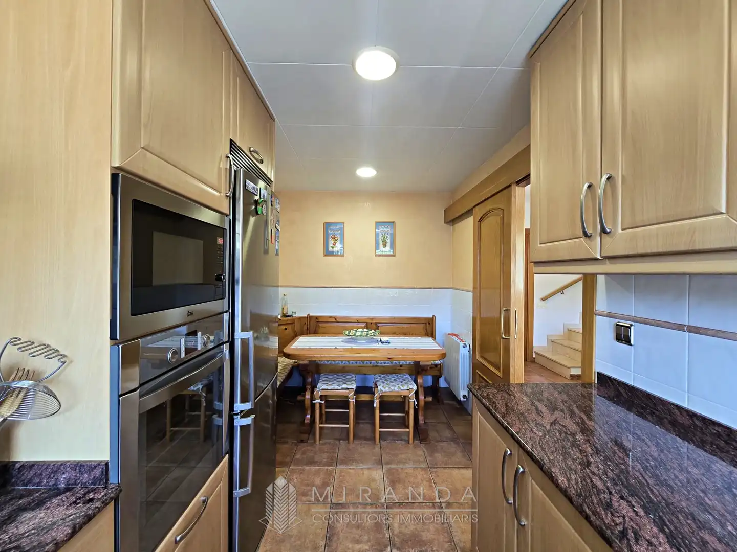 Cocina de Casa adosada en venta en Granollers con Aire acondicionado, Calefacción y Jardín privado