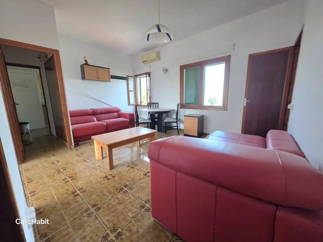 Wohnzimmer von Dachboden zum Verkauf in  Palma de Mallorca mit Klimaanlage und Terrasse