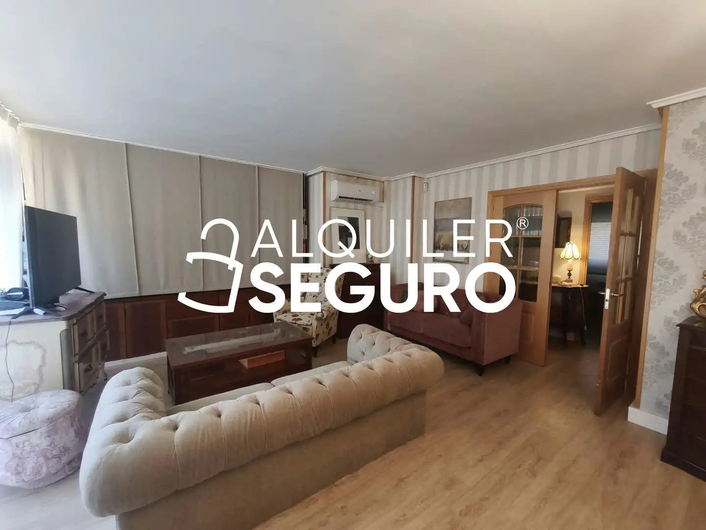 Sala d'estar de Pis de lloguer en Zaragoza amb Aire condicionat, Calefacció i Terrassa