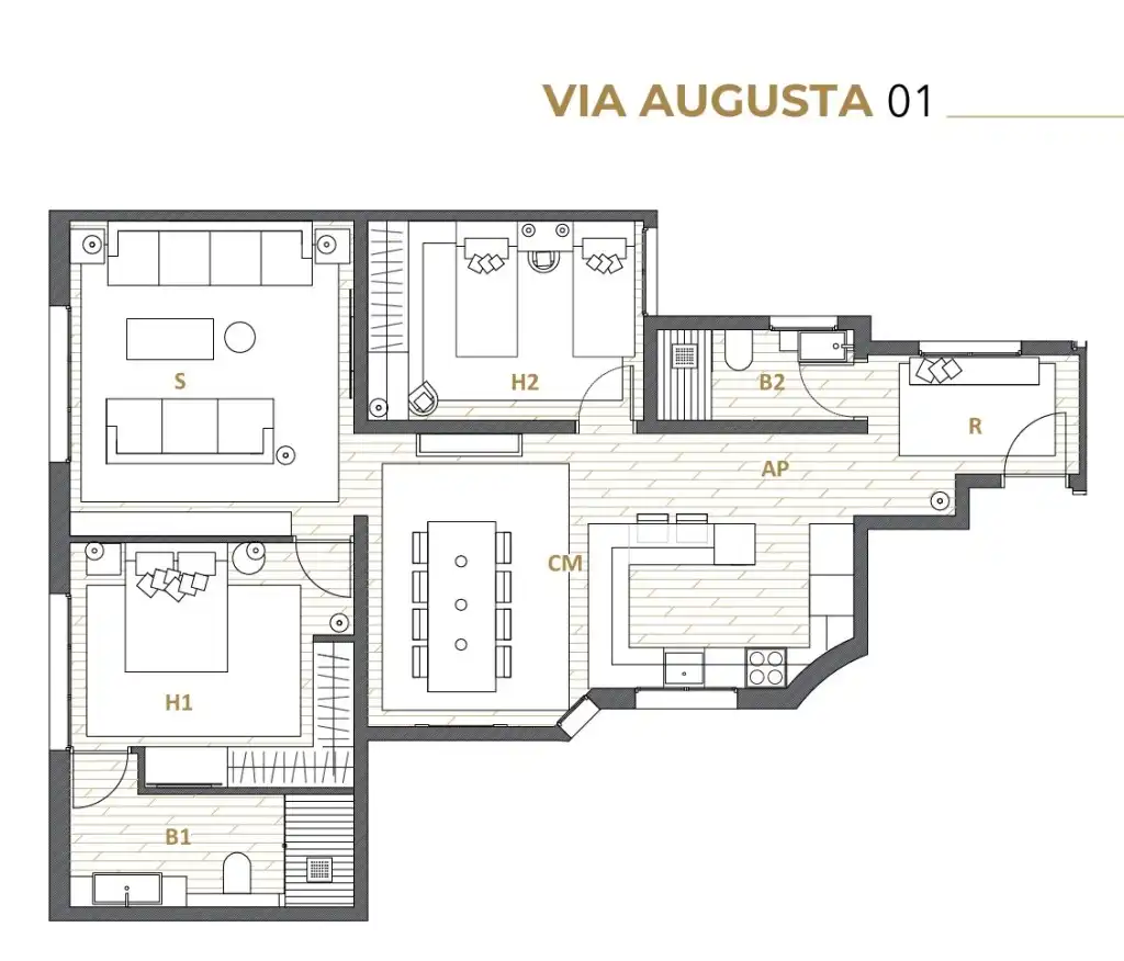 Apartament en venda en  Barcelona Capital amb Parquet