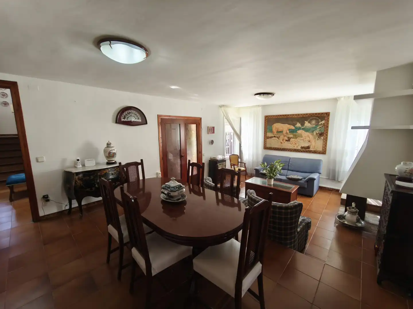 Comedor de Casa o chalet en venta en Mont-roig del Camp con Aire acondicionado, Calefacción y Jardín privado