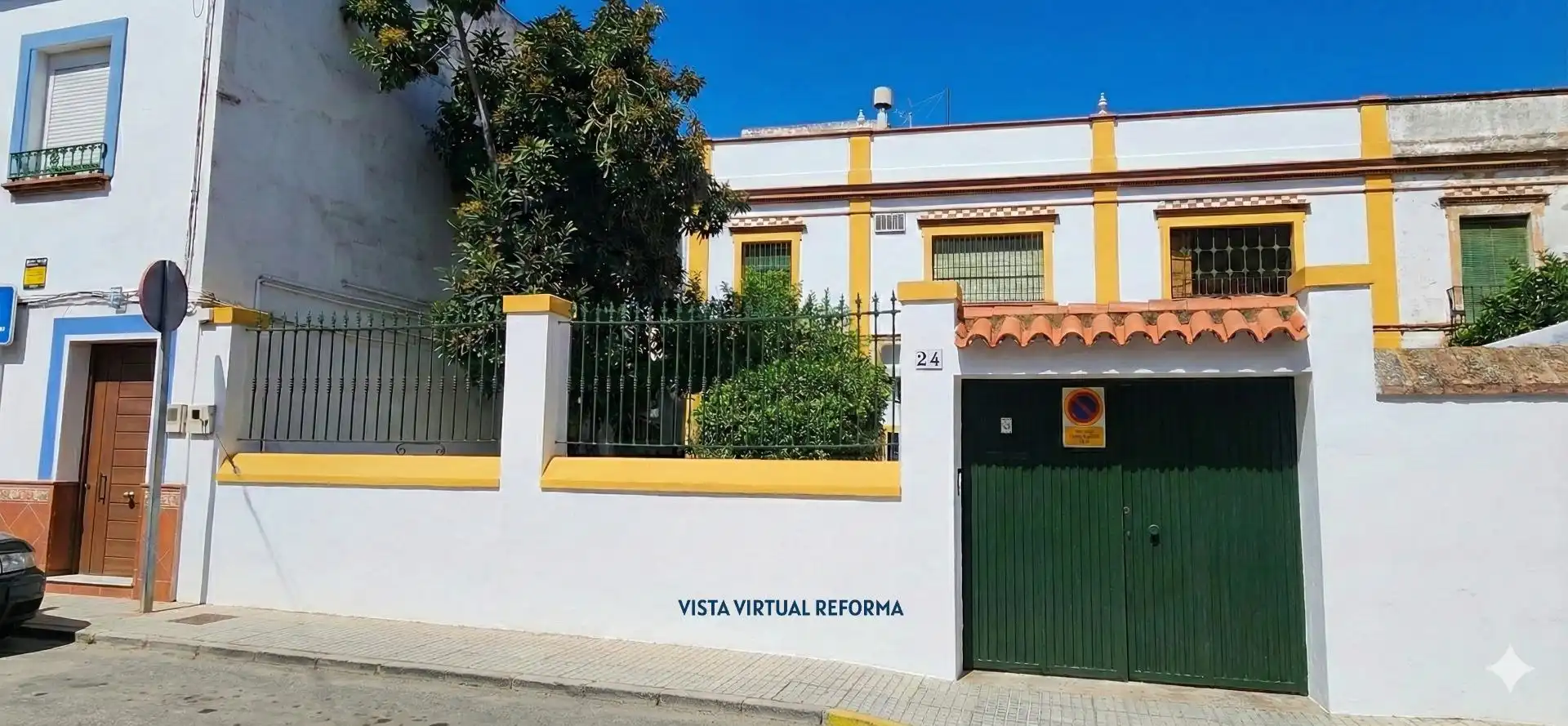 Vista exterior de Casa adosada en venta en La Algaba