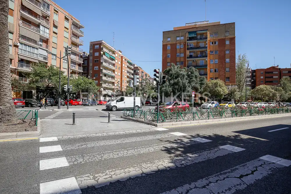 Vista exterior de Pis de lloguer en Valencia amb Aire condicionat, Calefacció i Moblat