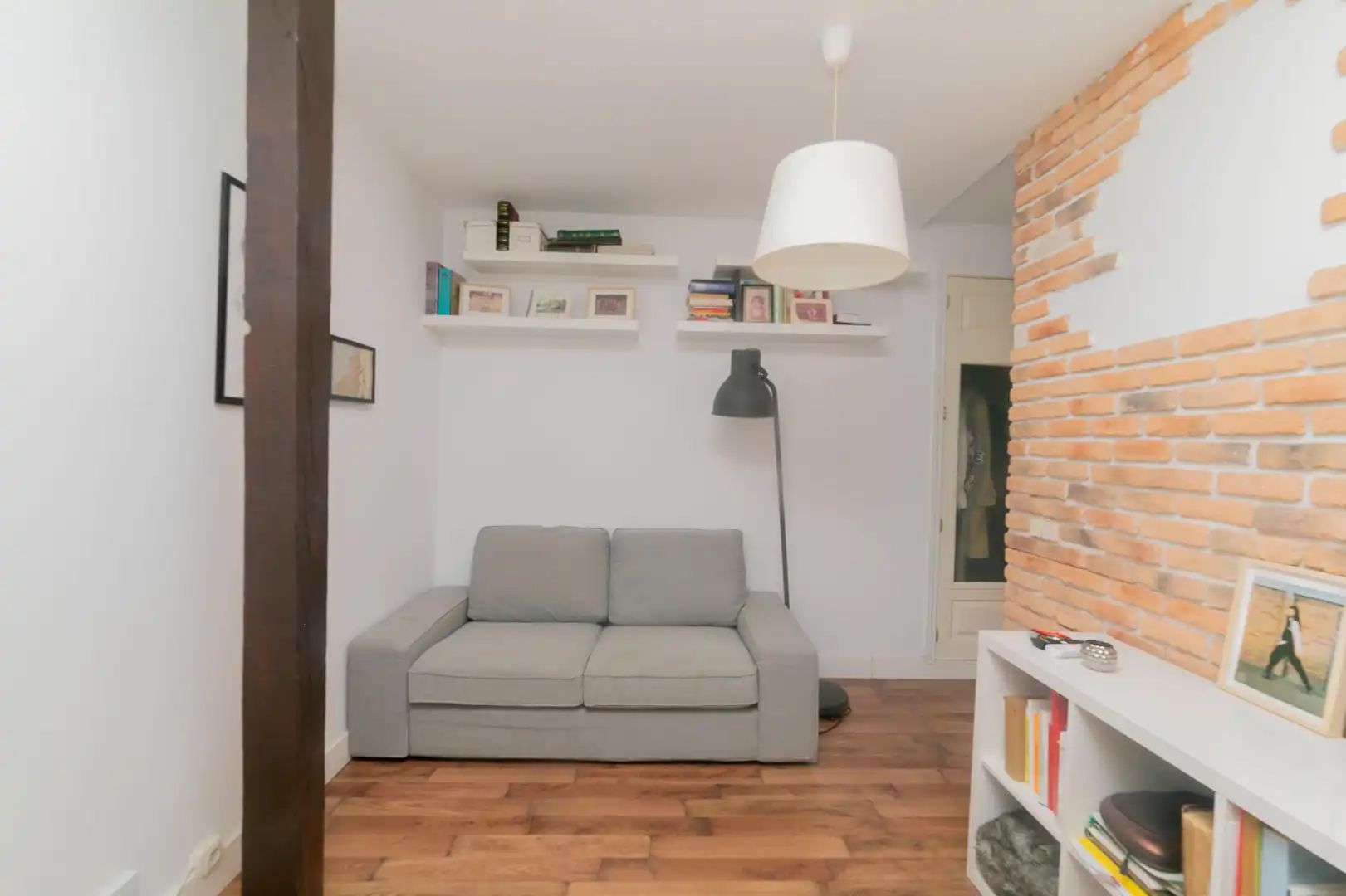 Sala de estar de Piso de alquiler en Madrid con Aire acondicionado, Calefacción y Amueblado