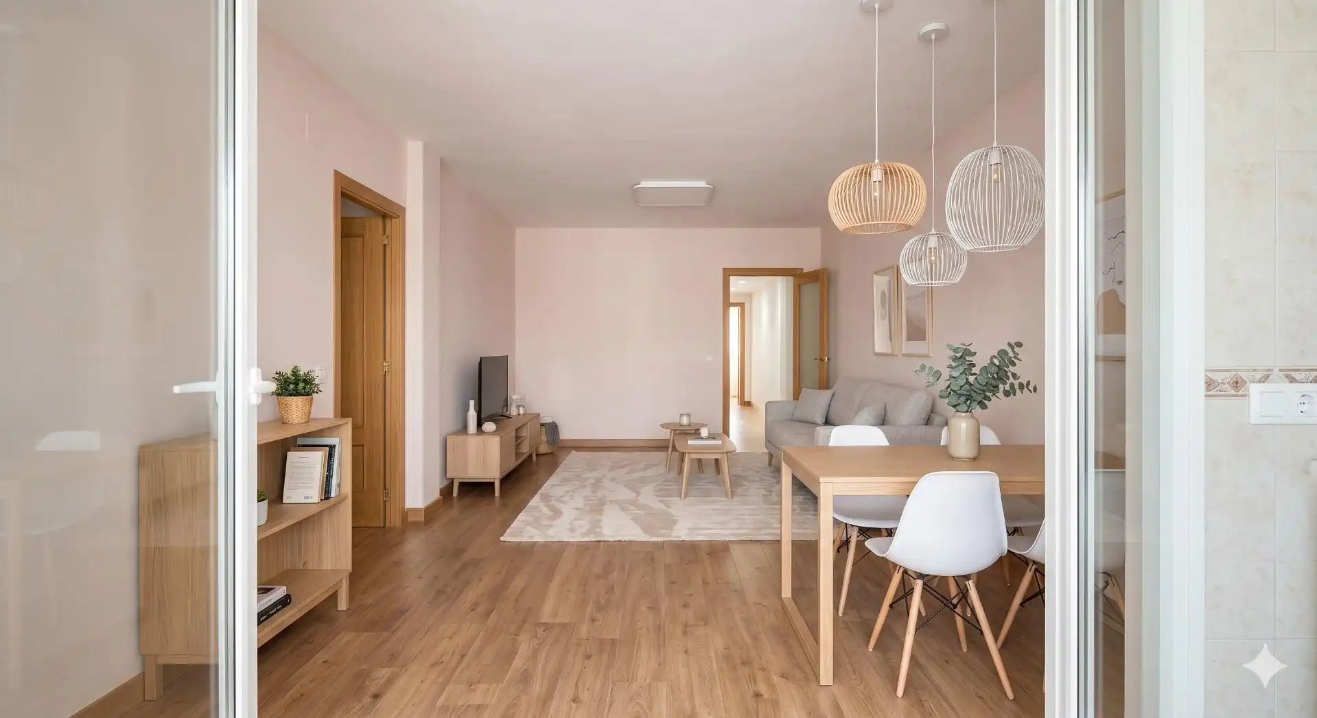 Sala de estar de Piso en venta en Málaga con Aire acondicionado, Parquet y Alarma