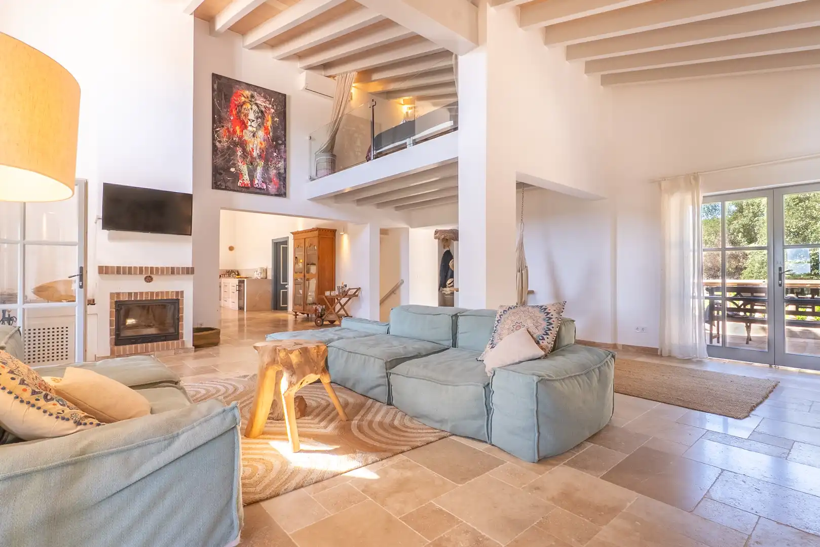 Sala d'estar de Finca rústica en venda en Capdepera amb Aire condicionat, Calefacció i Traster